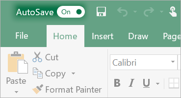 how ot turn on autosave in word